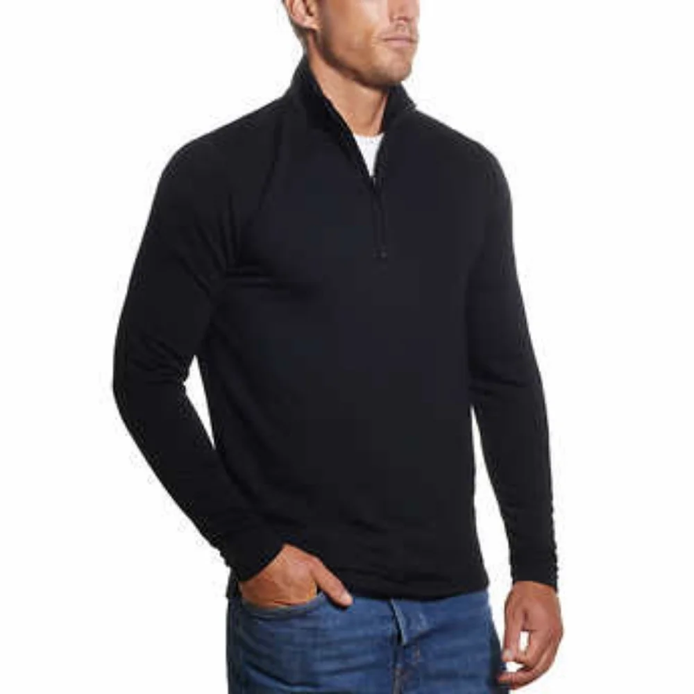 Weatherproof Vintage Men’s Quarter Zip Pullover - Picture 2 of 3